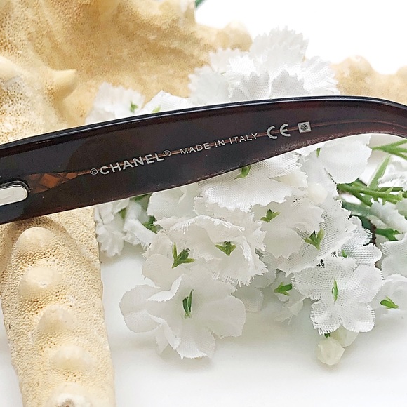Chanel Camellia Tortoise Sunglasses-  Frames main image 7